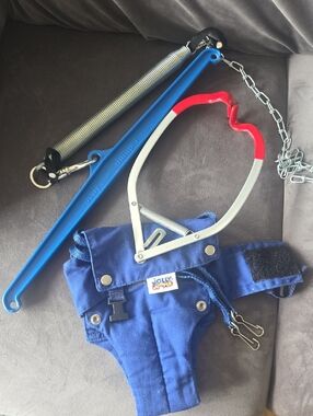 Jolly Jumper Classic Blue Baby Door Bouncer Harness
